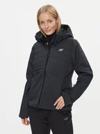 Kurtki narciarskie - 4F Kurtka narciarska 4FAW23TTJAF339 Czarny Slim Fit - miniaturka - grafika 1