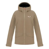 Kurtki damskie - Salewa Puez Gore-Tex® 2L kurtka damska, brązowa, S - miniaturka - grafika 1