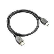 Złącza, przejściówki, adaptery - Kabel HDMI 2.0 okrągły 1m LEXMAN - miniaturka - grafika 1