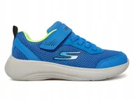 Buty dla dziewczynek - BUTY dziecięce SKECHERS RESET ACHIEVED 403615L-BLU lekkie niebieskie 27 - miniaturka - grafika 1
