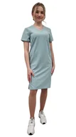 Sukienki - Sukienka medyczna miętowa casual premium roz. 46 - miniaturka - grafika 1