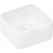 Umywalki - HANSGROHE 61074450 Xuniva Q Umywalka nablatowa 30x30 bez otworu na baterię, bez przelewu, SmartClean - miniaturka - grafika 1
