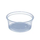 Opakowania gastronomiczne - POJEMNIK OKRĄGŁY PP 50ML A100 K-705 - miniaturka - grafika 1