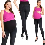 Spodnie ciążowe - Spodnie Ciążowe Jeans Rurki - miniaturka - grafika 1