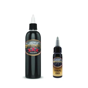 Tusz Do Tatuażu Panthera Black Tribal XXX 30ml. - Wyposażenie studia tatuażu - miniaturka - grafika 1