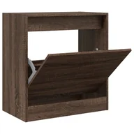 Szafki na buty - vidaXL Szafka na buty dąb brązowy 60x34x63,5 cm materiał drewnopochodny - miniaturka - grafika 1