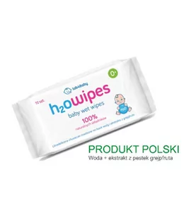 ALG PHARMA LAB4BABY H20 WIPES CHUSTECZKI NAWILŻANE 72 sztuki 7072731 - Chusteczki nawilżane - miniaturka - grafika 2