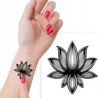 Zabawki kreatywne - TATUAŻ Zmywalny Tymczasowy KWIATY Wiele WZORÓW - miniaturka - grafika 1