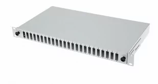 BKT-ELEKTRONIK Przełącznica wysuwalna BKT 1U "Light" ze zintegrowaną płytą czołową 24 x SC Simplex "Data" 11120191 - Akcesoria do szaf serwerowych - miniaturka - grafika 1
