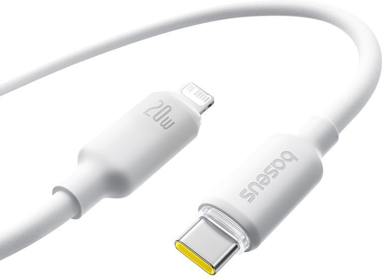 Kabel USB Baseus USB-C - Lightning 2 m Biały 6932172693923
