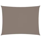 Parasole ogrodowe - vidaXL Prostokątny żagiel ogrodowy z tkaniny Oxford, 2x3 m, taupe 135420 - miniaturka - grafika 1
