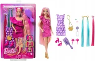 Lalki dla dziewczynek - Barbie Totally Hair Lalka Laleczka Akcesoria Do Układania Włosów Prezent - miniaturka - grafika 1