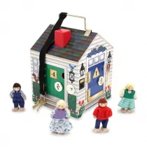 MELISSA Drewniany domek z kluczami 12505 Melissa & Doug - Akcesoria dla lalek - miniaturka - grafika 1