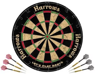 Tarcza dart HARROWS Let's Play Darts Game Set / tarcza + rzutki - Dart - miniaturka - grafika 1