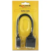 Złącza, przejściówki, adaptery - Delock VGA - VGA + 3X CHINCH (GGAOIDX100RSEW) - miniaturka - grafika 1