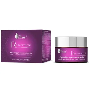AVA RESVERATROL Opóźniający proces starzenia Krem z kompleksem Vine Essence, 50ml >> 0zł za wysyłkę przy zakupach od 149 zł << - Kremy do twarzy - miniaturka - grafika 1
