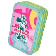 Piórniki - Piórnik 3-komorowy z wyposażeniem Coolpack Disney Core Jumper 3 Minnie - miniaturka - grafika 1