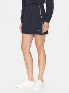Guess Spódnica mini V5GD02 KCS01 Granatowy Regular Fit - Spódnice - miniaturka - grafika 1