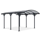 Garaże i wiaty - Wiata samochodowa NEVADA 3x4,4m Cold Grey - miniaturka - grafika 1