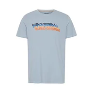 Koszulki męskie - Blend Męski T-shirt T-shirt, 164010/Dusty Blue, L, 164010/Dusty Blue, L - miniaturka - grafika 1