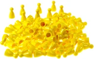 Akcesoria do gier planszowych - Pionki do gry z główką - żółte Plastic Polska - gra - miniaturka - grafika 1