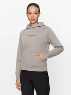 Bluzy damskie - Helly Hansen Bluza Core 54033 Szary Regular Fit - miniaturka - grafika 1