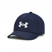 Czapki dla dzieci - Chłopięca czapka z daszkiem Under Armour Boy\'s UA Blitzing - granatowa - miniaturka - grafika 1