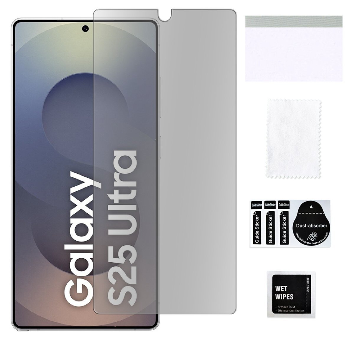 Szkło hybrydowe matowe do SAMSUNG GALAXY S25 ULTRA ochrona na ekran szybka