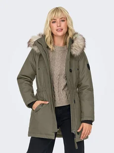 ONLY Parka w kolorze khaki - Kurtki damskie - miniaturka - grafika 1