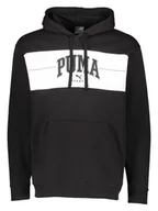 Bluzy męskie - Puma Bluza "Squad" w kolorze czarnym - miniaturka - grafika 1