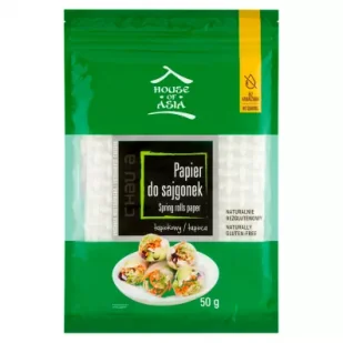 House of Asia Papier tapiokowy do sajgonek bez namaczania 50 g - Dodatki do ciast w proszku - miniaturka - grafika 1