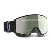 Gogle narciarskie - Gogle na Skuter Śnieżny Scott React Amp Pro-Amp Pro Chrome Czarny/Aurora Zielony - miniaturka - grafika 1