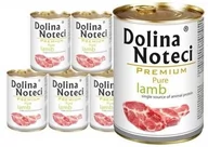 Mokra karma dla psów - Dolina Noteci Premium Pure Jagnięcina 800 g x 6 sztuk - miniaturka - grafika 1