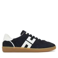 Sneakersy damskie - Sneakersy Elisabetta Franchi SA-51-G51E2-V400 Granatowy - miniaturka - grafika 1