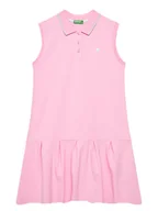Sukienki i spódniczki dla dziewczynek - United Colors Of Benetton Sukienka codzienna 3F9HCV012 Różowy Regular Fit - miniaturka - grafika 1