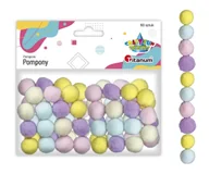 Zabawki kreatywne - Pompony poliestrowe 16mm mix 60szt - Titanum - miniaturka - grafika 1