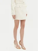 Spódnice - Guess Spódnica mini W5RD63 WGW82 Beżowy Regular Fit - miniaturka - grafika 1