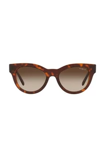 Okulary przeciwsłoneczne - Vogue okulary przeciwsłoneczne damskie kolor brązowy - - grafika 1