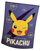 Koce i narzuty dla dzieci - POKEMON PIKACHU Flanelowy koc kocyk dziecięcy 130 x 160 cm DZIECIĘCY - miniaturka - grafika 1