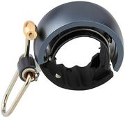 Akcesoria rowerowe - Knog Oi Luxe Bike Bell, black/grey S | 22,2mm 2021 Dzwonki 12914KN - miniaturka - grafika 1