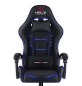 Fotele gamingowe - Fotel gamingowy HELL'S CHAIR HC RANGER BLUE - miniaturka - grafika 1