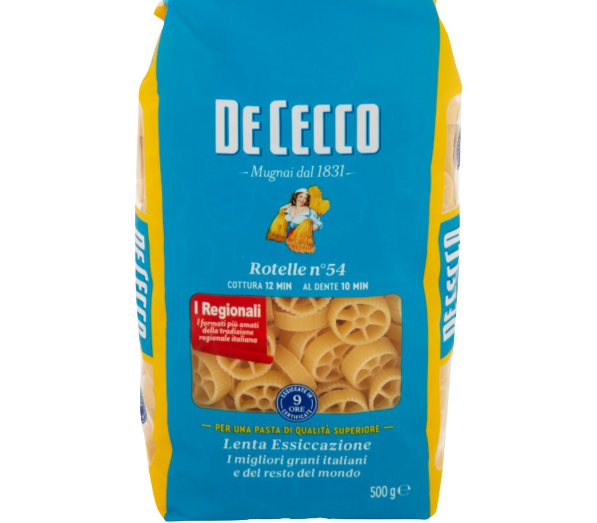 De Cecco Rotelle n.54 500g włoski makaron z pszenicy w kształcie kół