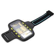 Etui i futerały do telefonów - Platinet ArmBand LED 43705 czarny POSLB - miniaturka - grafika 1