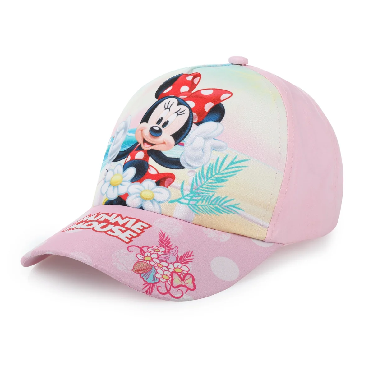Disney Minne Mouse Cap czapka bejsbolówka, Rosa, 52