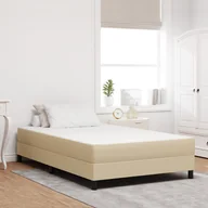 Materace - Materac na sprężynach kieszeniowych vidaXL jasnozielony szary średni 120x200x20 cm tkanina - miniaturka - grafika 1