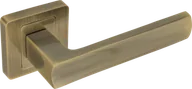 Klamki - Klamka Eureka z krótkim szyldem patyna - miniaturka - grafika 1