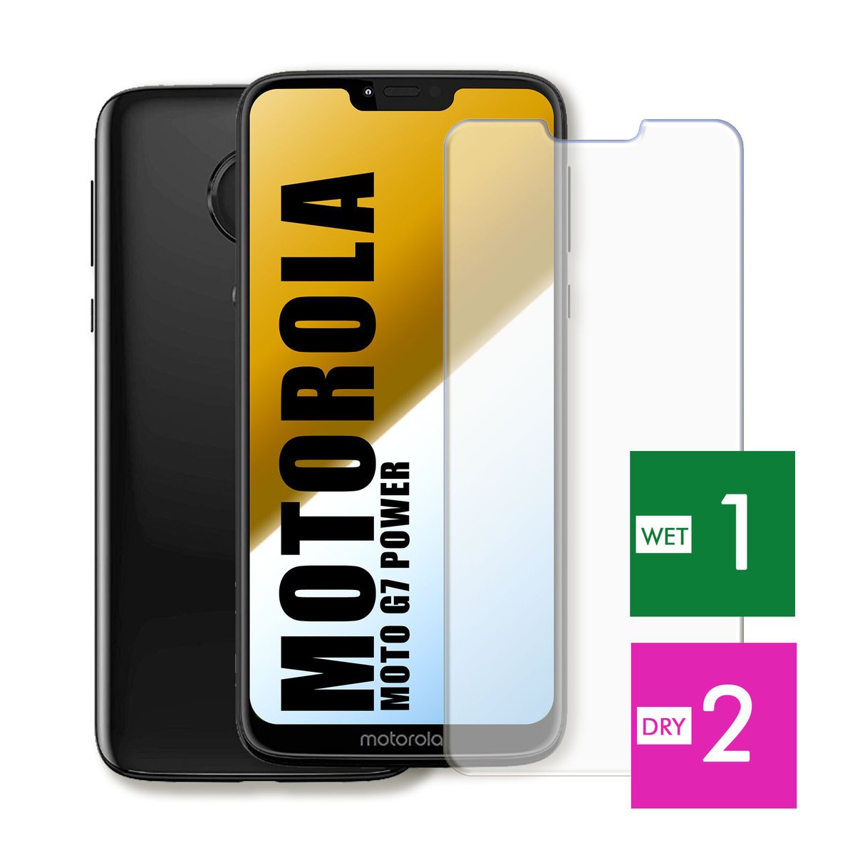 WZMOCNIONE SZKŁO DO MOTOROLA MOTO G7 POWER SZYBKA HARTOWANE 9H JAKOŚĆ