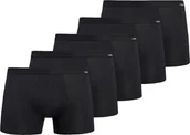 Majtki męskie - Teyli Pięciopak bokserek męskich Levi czarny Czarny 3XL - miniaturka - grafika 1