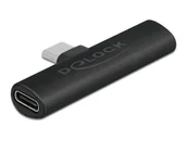 Adaptery i przejściówki - DeLOCK Adapter USB Type-C do 2 x USB Type-C PD czarny 64114 - miniaturka - grafika 1