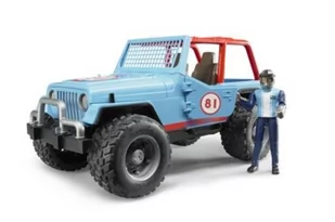Bruder 02541 Jeep Cross Country Blue - Samochody i pojazdy dla dzieci - miniaturka - grafika 2